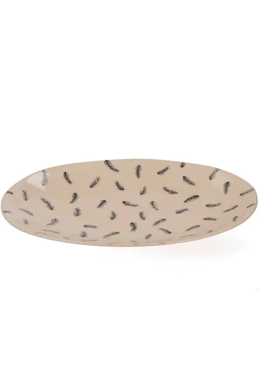 Petit Plat En Ceramique "Petites Plumes"