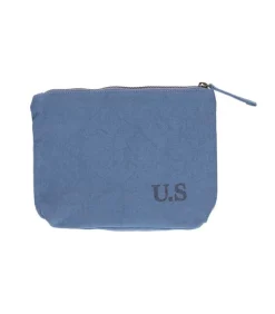 Pochette Zippee Toile Bleu X Jane De Boy