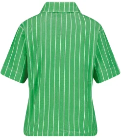 Polo Arcachon Green Garden Stripes