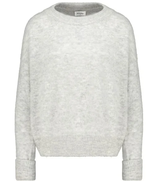Pull Col Bateau Vitow Gris Clair Chine