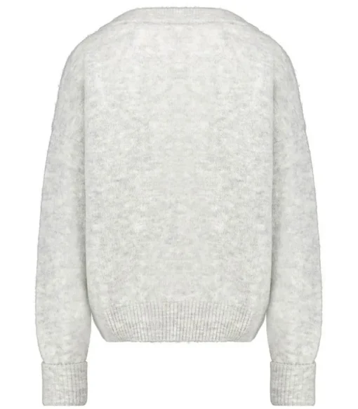 Pull Col Bateau Vitow Gris Clair Chine