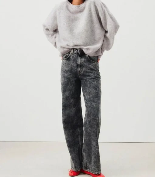 Pull Col Bateau Vitow Gris Clair Chine