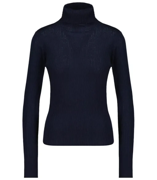 Pull Col Roule Dolcevita Navy