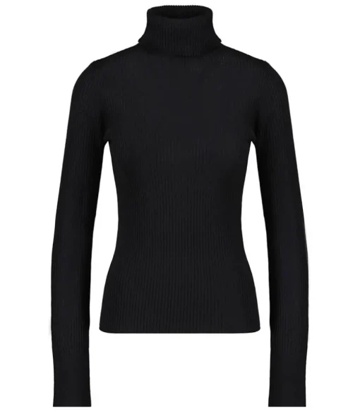 Pull Col Roule Dolcevita Nero