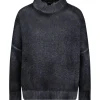 Pull En Cachemire Et Soie Nero