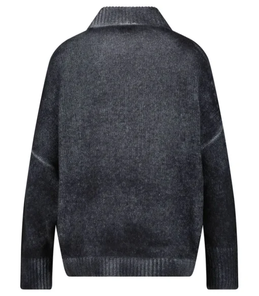 Pull En Cachemire Et Soie Nero