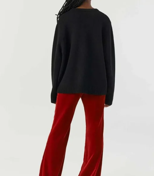 Pull Oversized 1970 Merinos Noir
