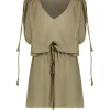 Robe Courte Alexandrie Khaki