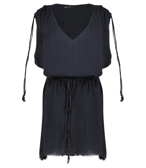 Robe Courte Alexandrie Noir