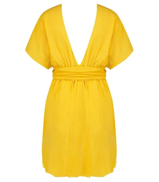 Robe Courte Empire Gold