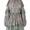 Robe Imprimee Gabinia Ecru