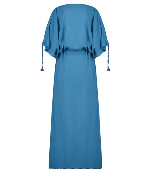 Robe Longue Alexandrie Petrole