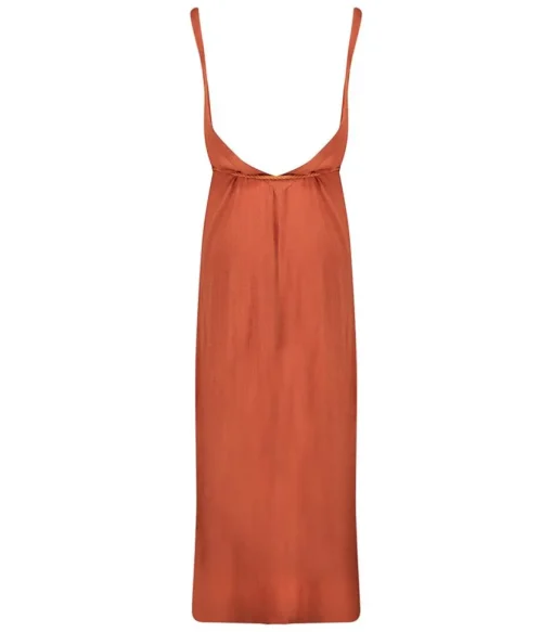 Robe Longue Palma De Mallorca Terracotta
