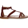 Sandales Antioche Cuir Velours Fisterra