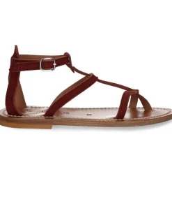 Sandales Antioche Cuir Velours Fisterra