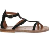 Sandales Antioche Cuir Velours Grama