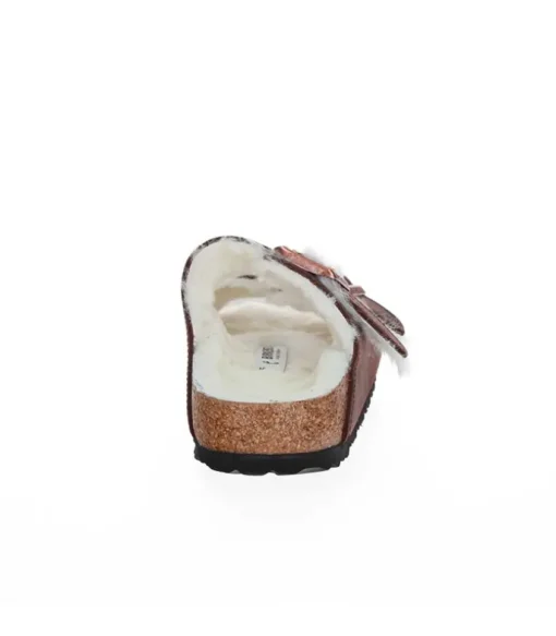 Sandales Arizona Shearling Habana Etroite