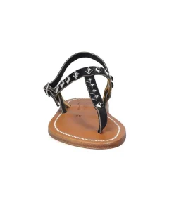 Sandales Valeriepyr Cuir Noir