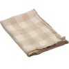 Serviette Bourdon Toile Vintage Vichy 43 X 43 Cm