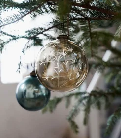 Set De 4 Boules De Noël Rayn Marron