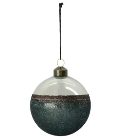 Set De 6 Boules De Noël Stripe Vert