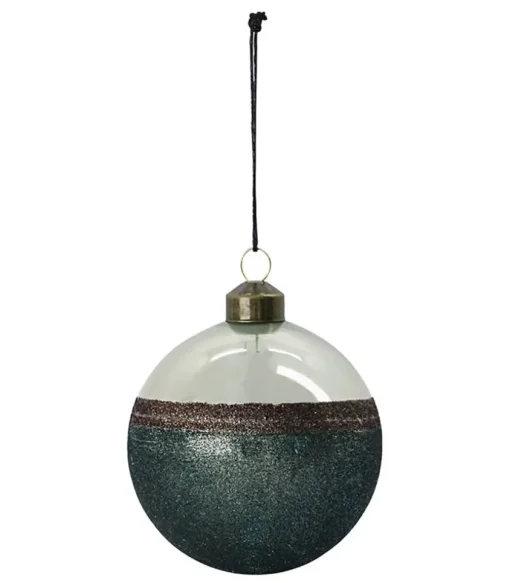 Set De 6 Boules De Noël Stripe Vert