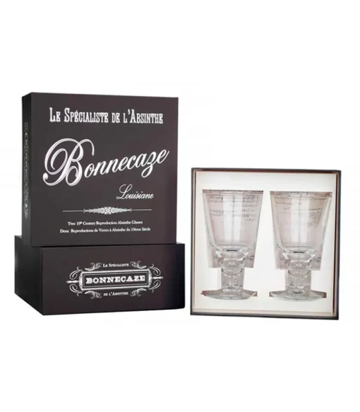 Set De 2 Verres A Absinthe Traditionnel Pontarlier