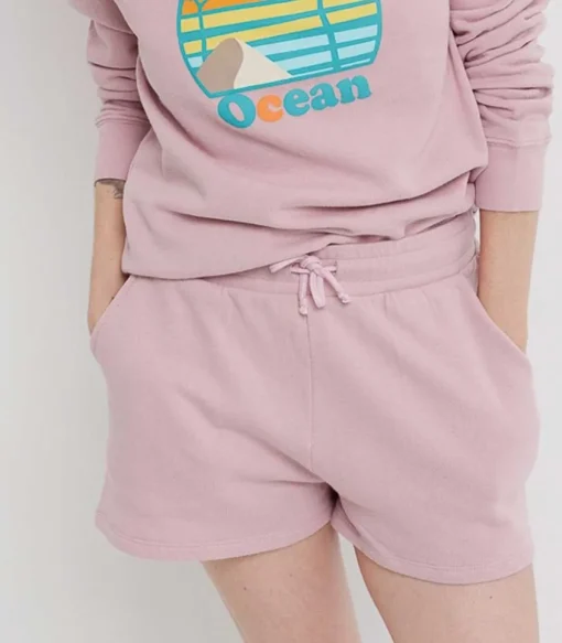 Short En Coton Biologique Ocean Mauve