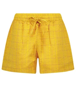 Short Yellow Seersucker Geranio