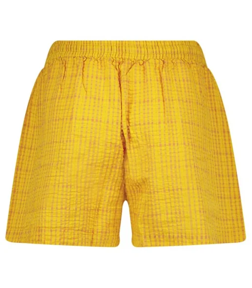 Short Yellow Seersucker Geranio