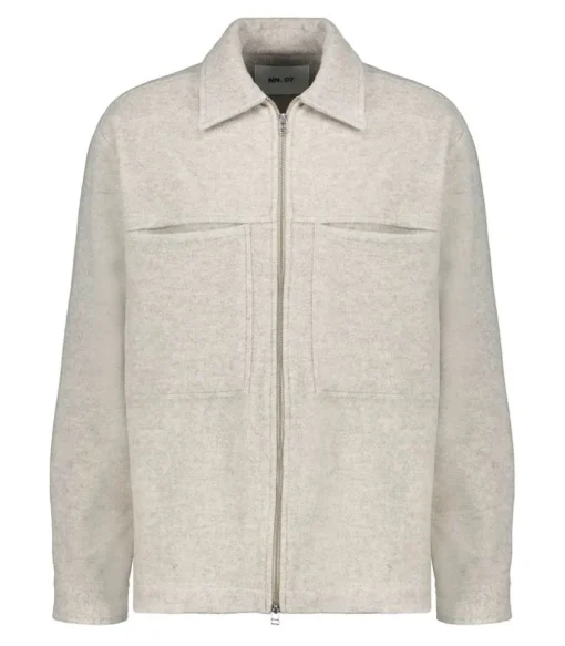 Surchemise Homme Zippee Isak Zip Ciment