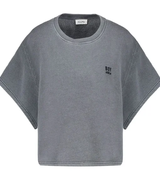 Sweat-Shirt Crop "Boy Jane De" Brode Carbone Vintage