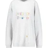 Sweat-Shirt Vintage Brode Jane De Boy Gris