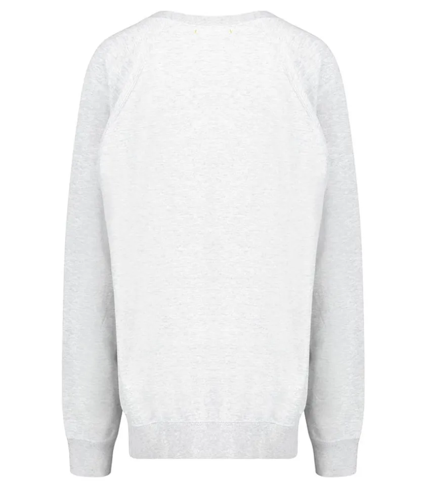 Sweat-Shirt Vintage Brode Jane De Boy Gris