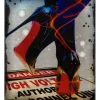 Tableau "Danger High Voltage" 30X25Cm