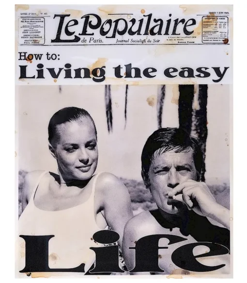 Tableau "Living The Easy" 60 X 50 Cm