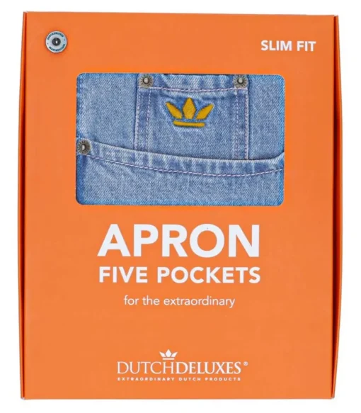 Tablier 5 Poches Coton Denim Bleu