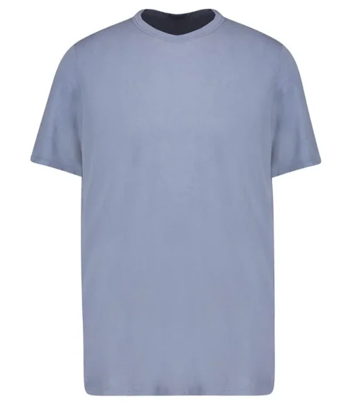 Tee-Shirt A Manches Courtes Homme Devon Bleu Gris Vintage