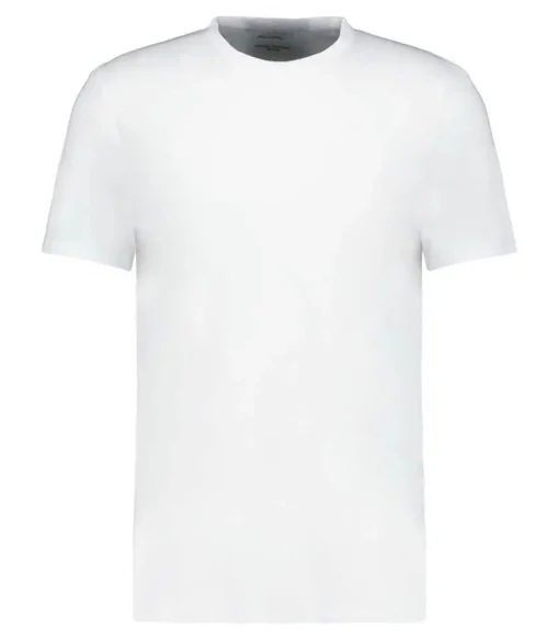 Tee-Shirt A Manches Courtes Homme Devon Blanc