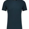 Tee-Shirt A Manches Courtes Et Col Rond Homme Bysapick Petrole