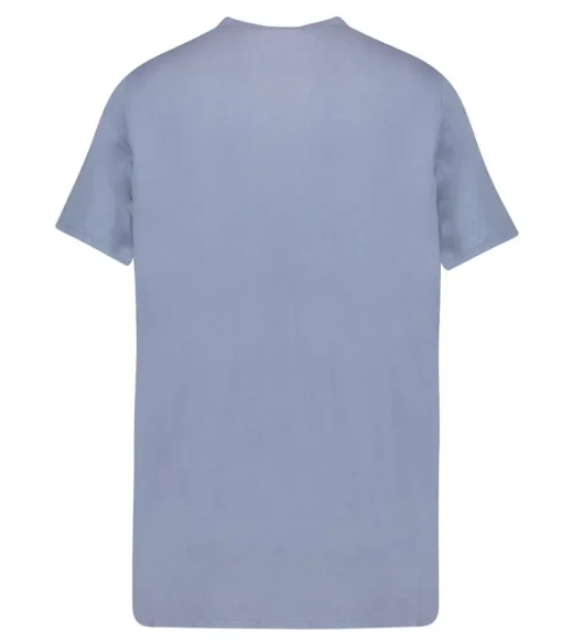Tee-Shirt A Manches Courtes Homme Devon Bleu Gris Vintage