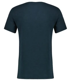 Tee-Shirt A Manches Courtes Et Col Rond Homme Bysapick Petrole