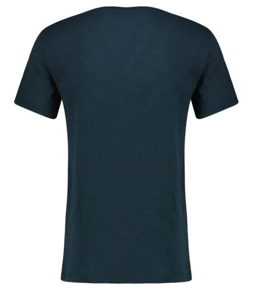Tee-Shirt A Manches Courtes Et Col Rond Homme Bysapick Petrole