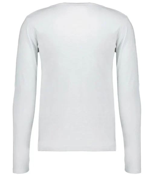 Tee-Shirt A Manches Longues Homme Bysapick Blanc
