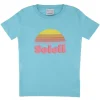 Tee-Shirt Enfant Soleil Turquoise