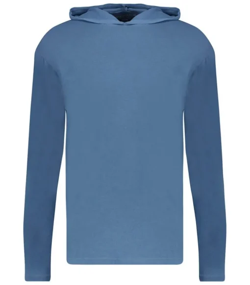 Tee-Shirt Homme Capuche Manches Longues Haute Mer
