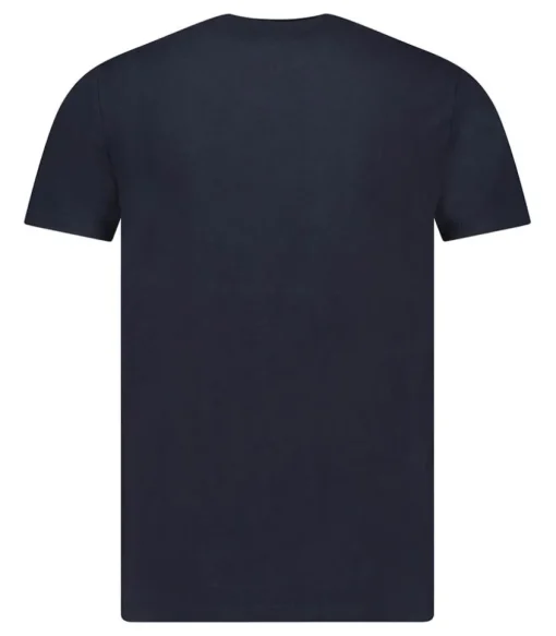 Tee-Shirt Homme Col V Manches Courtes Marine