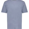 Tee-Shirt Manches Courtes Homme Devon Bleu Gris Vintage