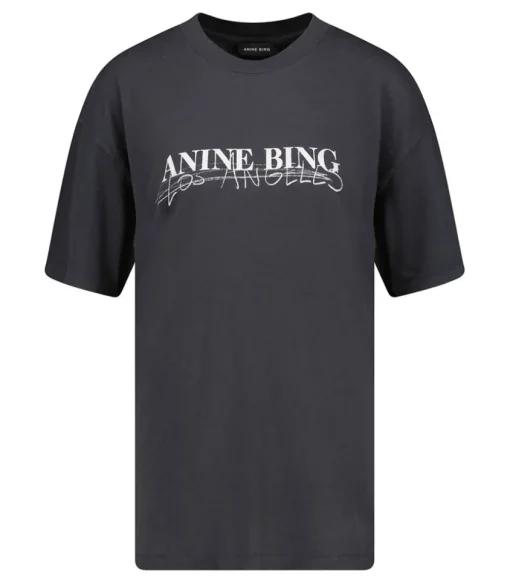 Tee-Shirt Walker Doodle Vintage Black