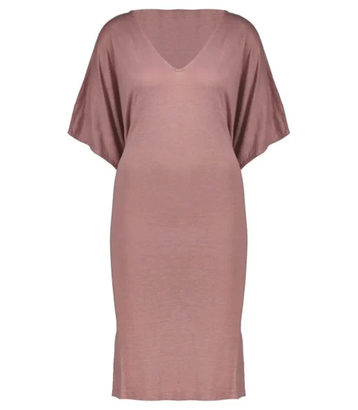 Tunique Col V Bois De Rose